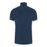 Aquascutum Branded Shoulder Tipped Navy Blue Polo Shirt